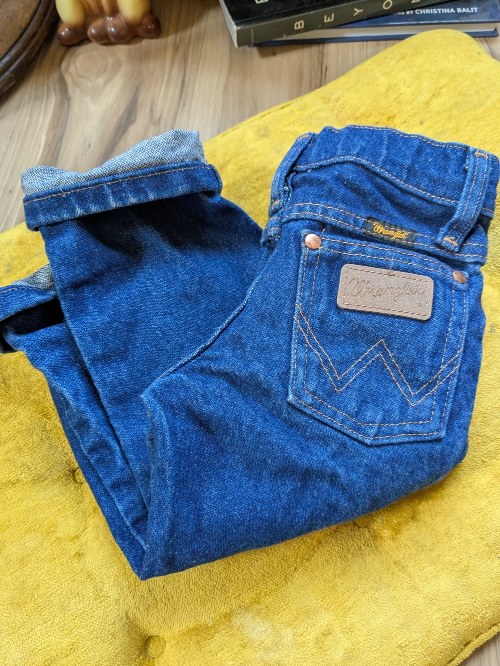 Wrangler Toddler Blue Relaxed Fit Denim Jeans - Picture 8 of 8